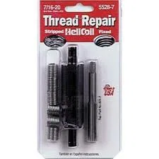 5528-7 – SW ANDERSON Thread Repair Kit, Universal 7/16 Inch-20 Thread Size With 6 Heli-Coil Inserts/ Installation Too...